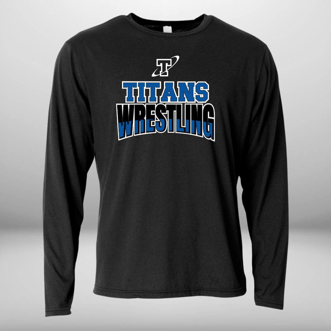 Titan Wrestling Long Sleeve Performance T-Shirtc