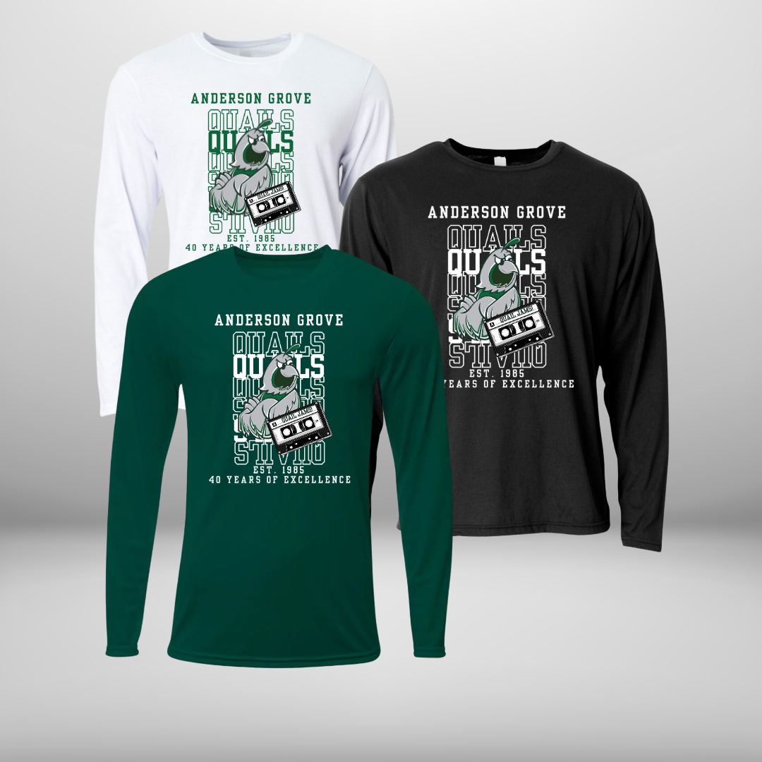 Anderson Grove Elementary School Long Sleeve Performance T-Shirt