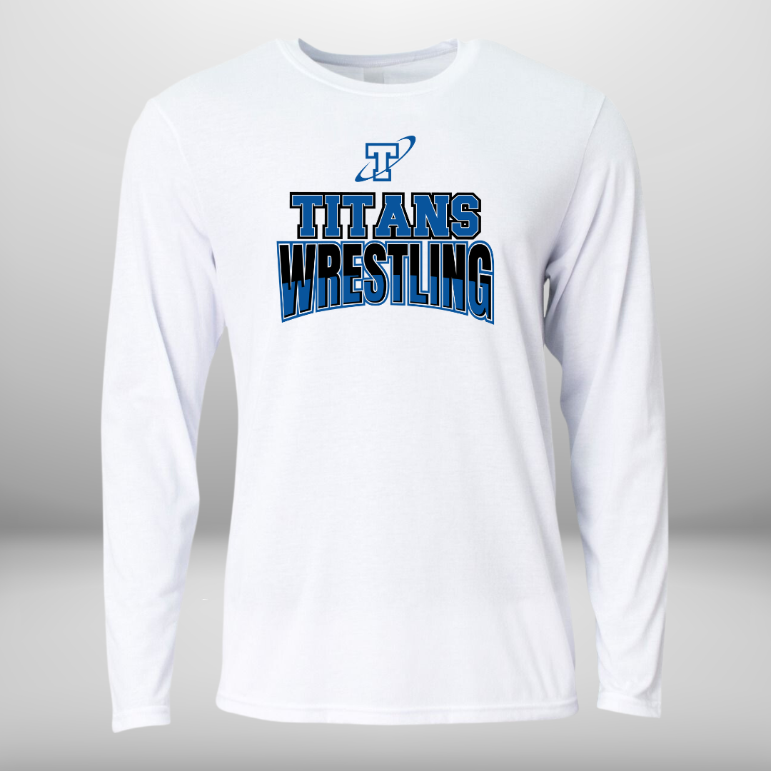 Titan Wrestling Long Sleeve Performance T-Shirtc