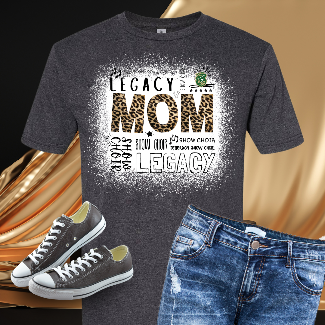 Jefferson Legacy Show Choir Mom Word Collage T-Shirt