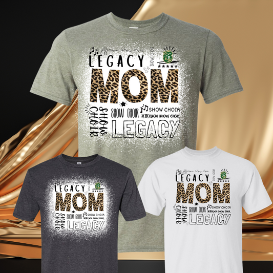Jefferson Legacy Show Choir Mom Word Collage T-Shirt