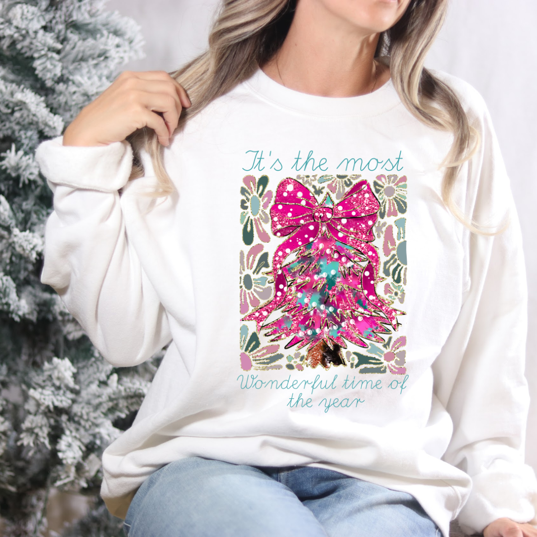 Most Wonderful Time Of the Year Crew Neck Sweatshirt