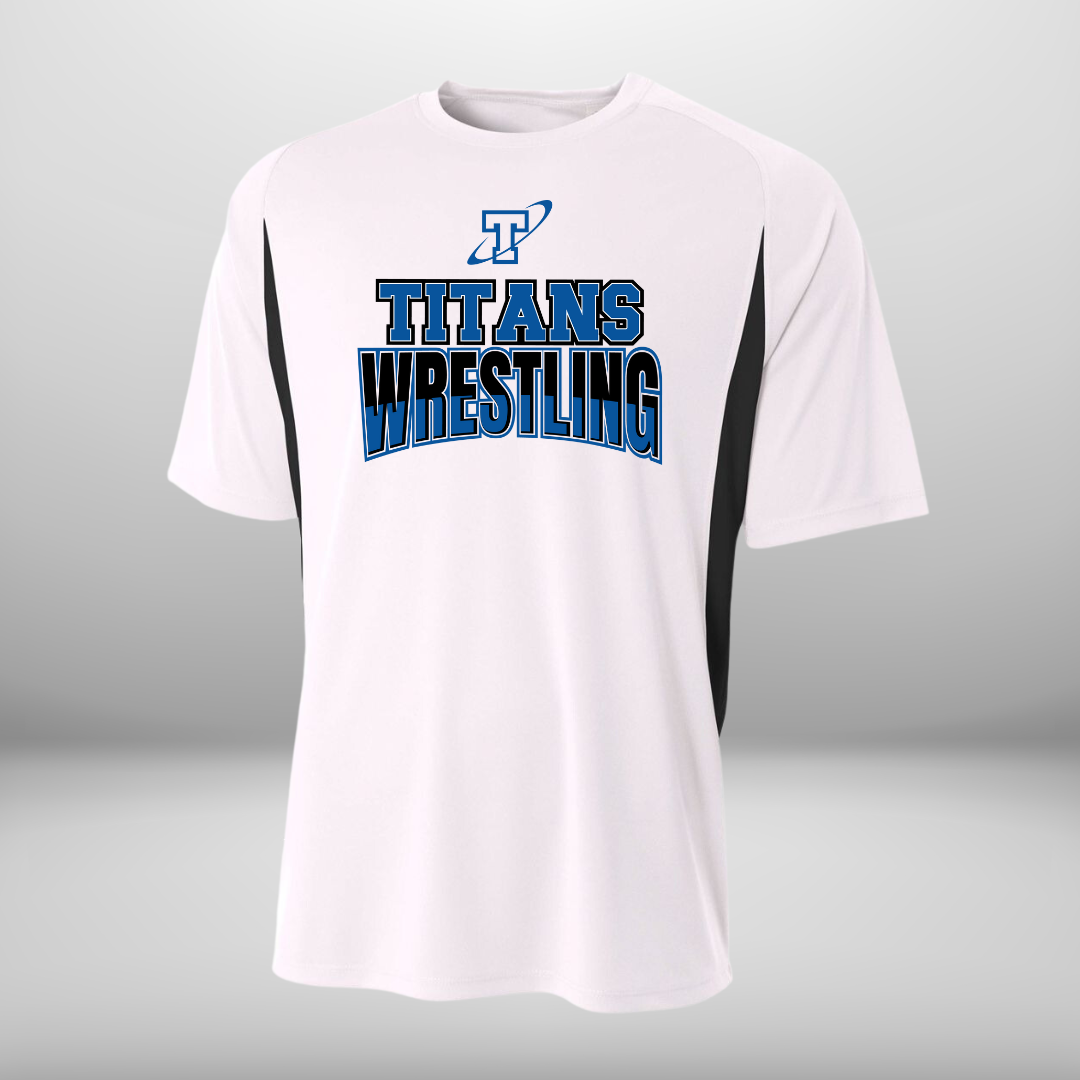 Titan Wrestling Performance Color Block T-Shirt