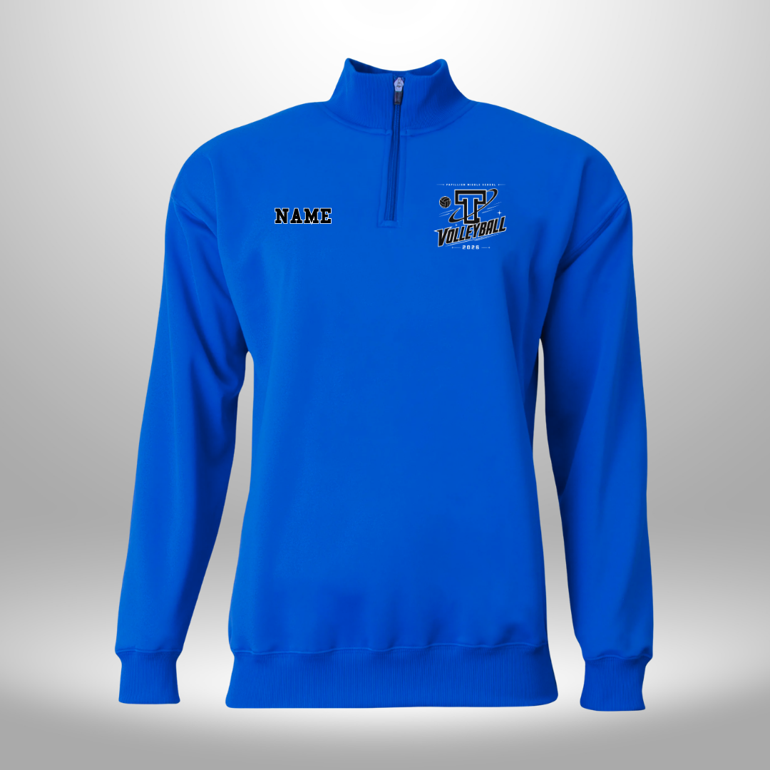 PAPILLION MIDDLE SCHOOL VOLLEYBALL HEAVYWEIGHT PERFORMANCE QTR ZIP