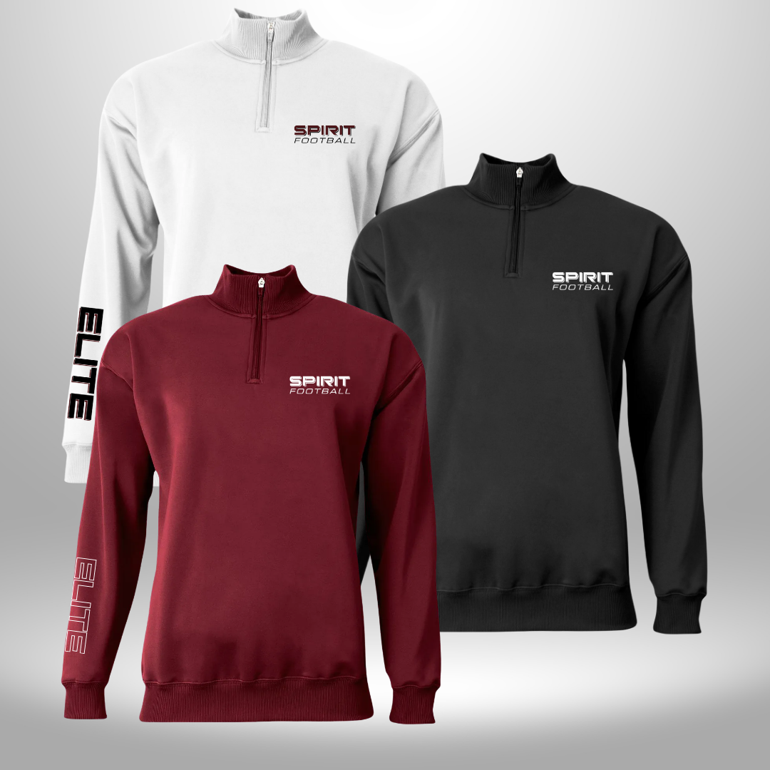 Spirit Football QTR Zip