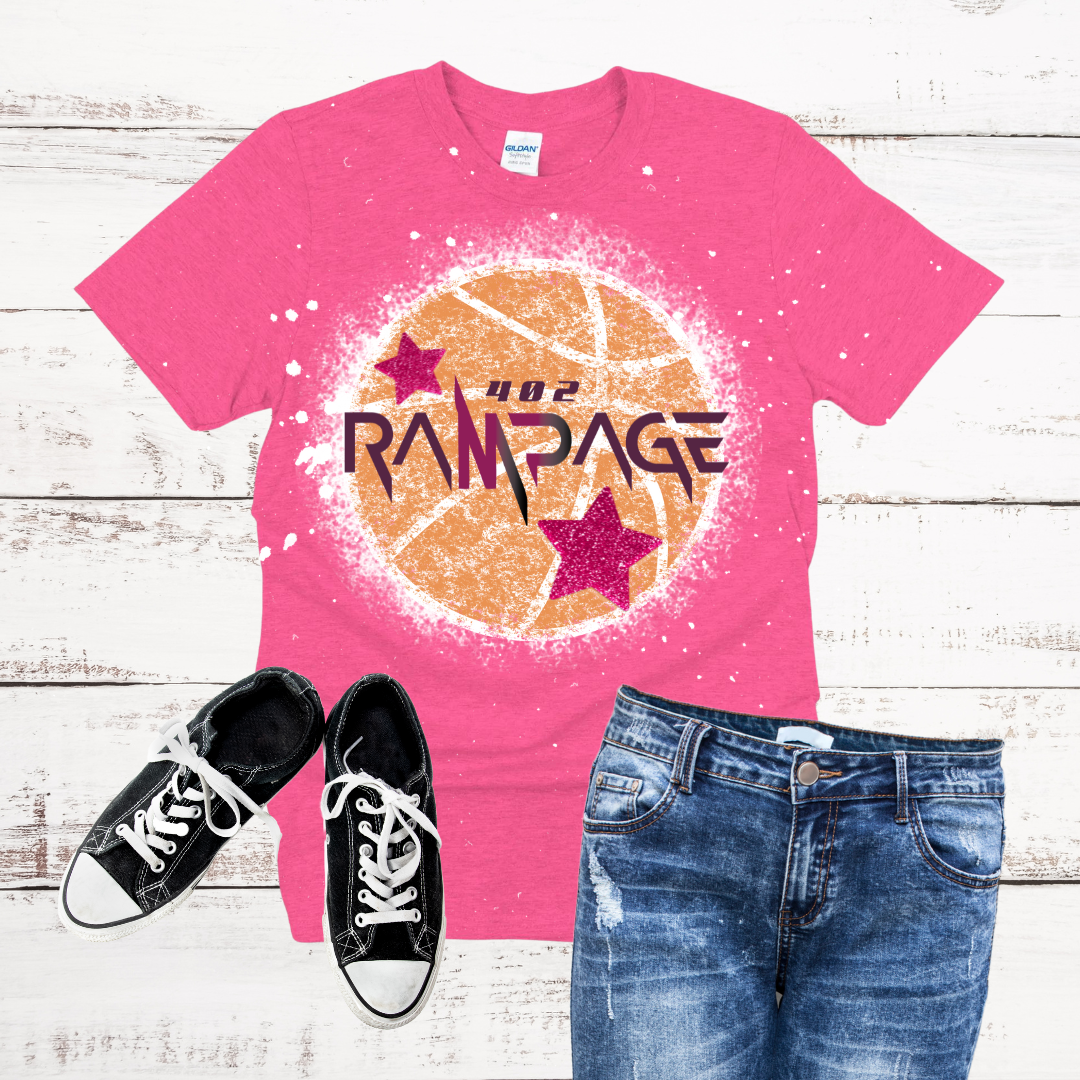 402 Rampage Basketball Logo T-Shirt