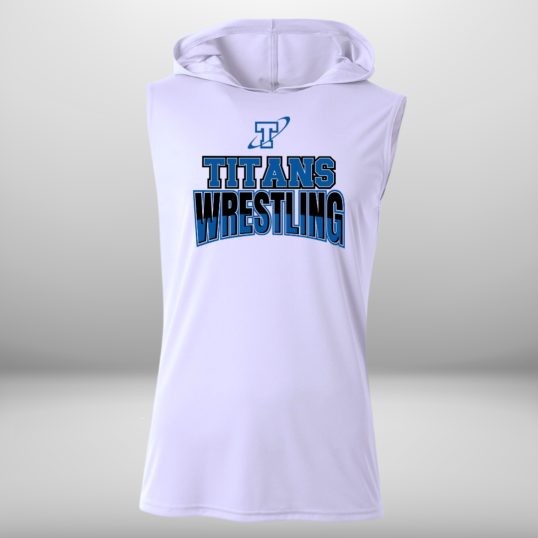 Titan Wrestling Performance Sleeveless Hooded T-Shirt