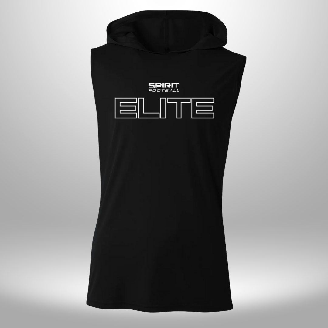 Spirit Football Elite Performance Sleeveless Hooded T-Shirt