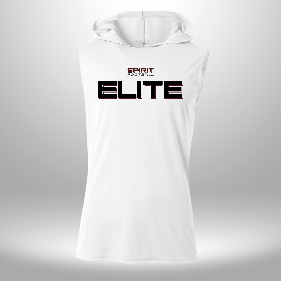 Spirit Football Elite Performance Sleeveless Hooded T-Shirt