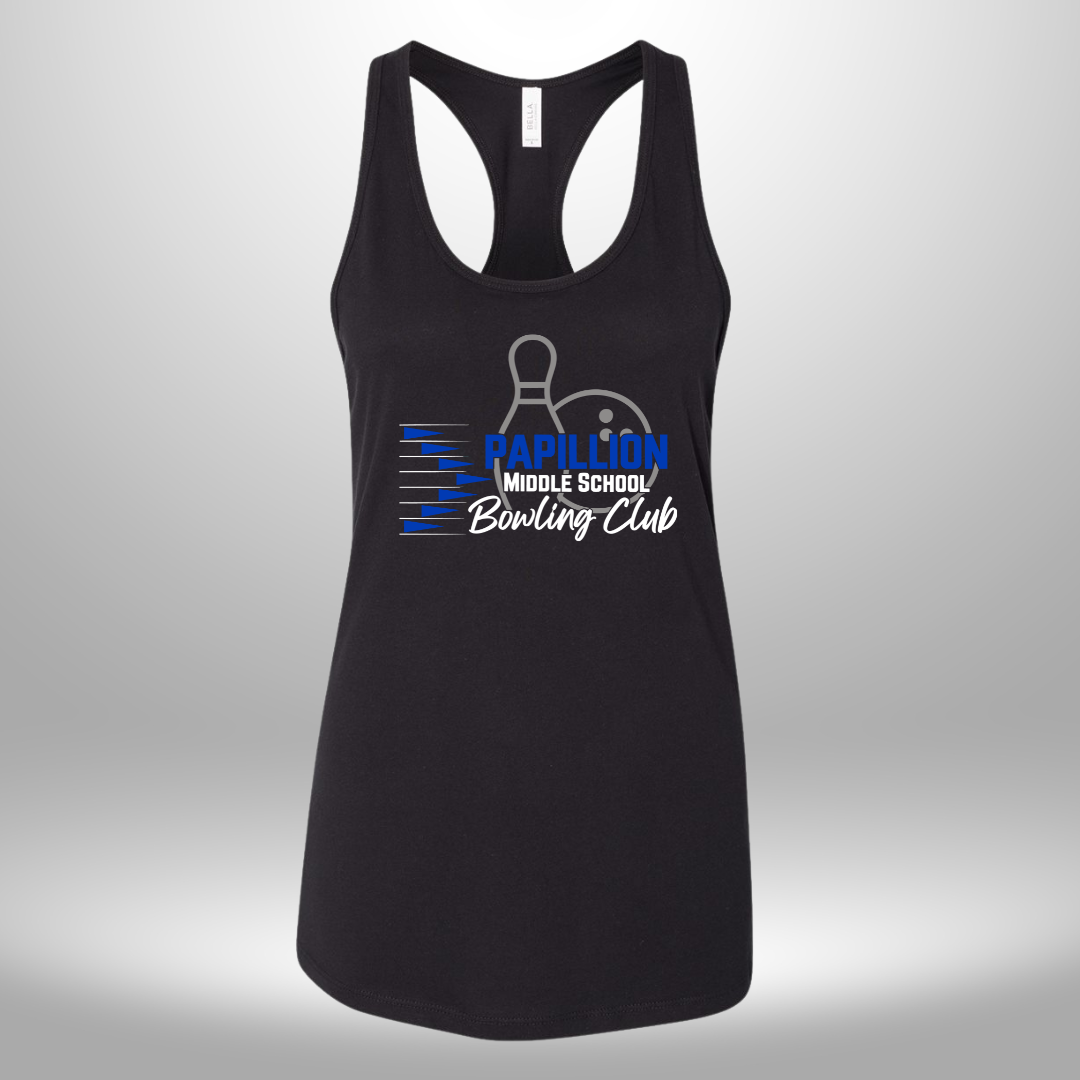 Papillion Middle School Bowling Women's Muscle Tank Top