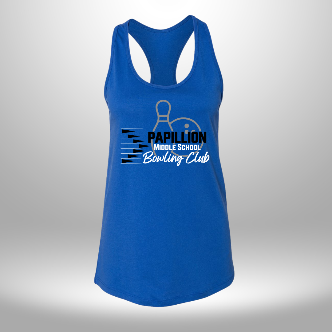 Papillion Middle School Bowling Women's Muscle Tank Top
