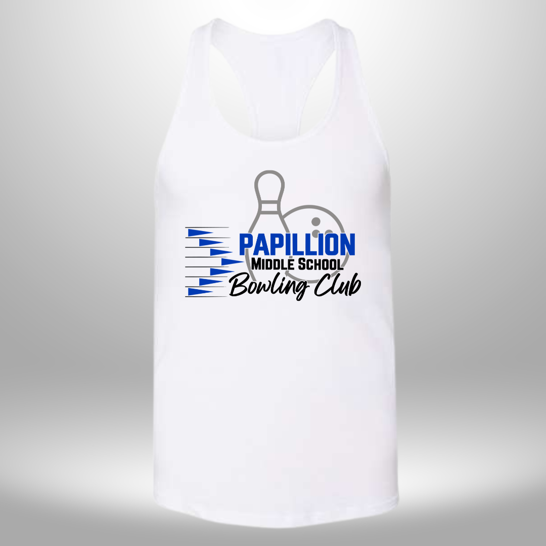 Papillion Middle School Bowling Women's Muscle Tank Top