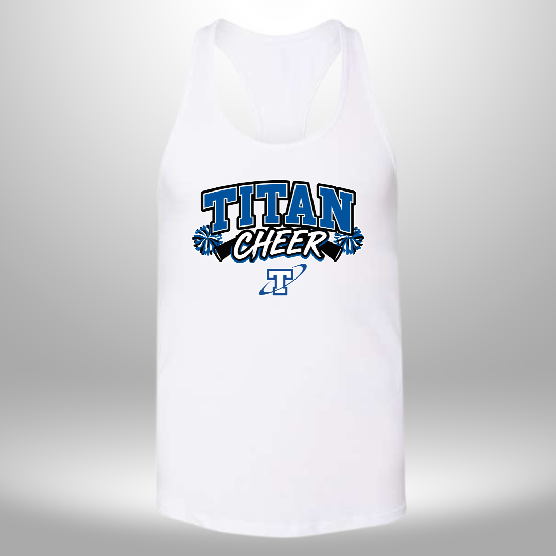 PAPILLION TITANS CHEER T-SHIRT, LONG SLEEVE T-SHIRT, SWEATSHIRT, OR HOODIE