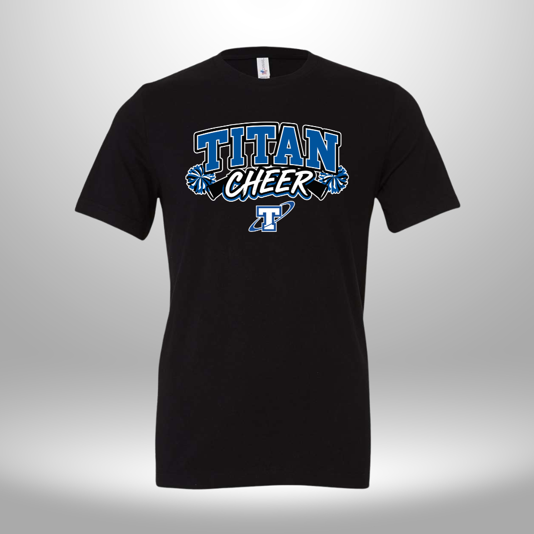 PAPILLION TITANS CHEER T-SHIRT, LONG SLEEVE T-SHIRT, SWEATSHIRT, OR HOODIE