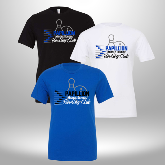 Papillion Middle School Bowling T-Shirt