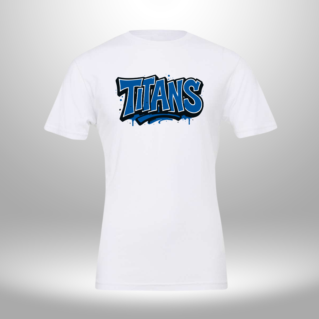 PAPILLION TITANS GRAFFITI T-SHIRT, LONG SLEEVE T-SHIRT, SWEATSHIRT, OR HOODIE