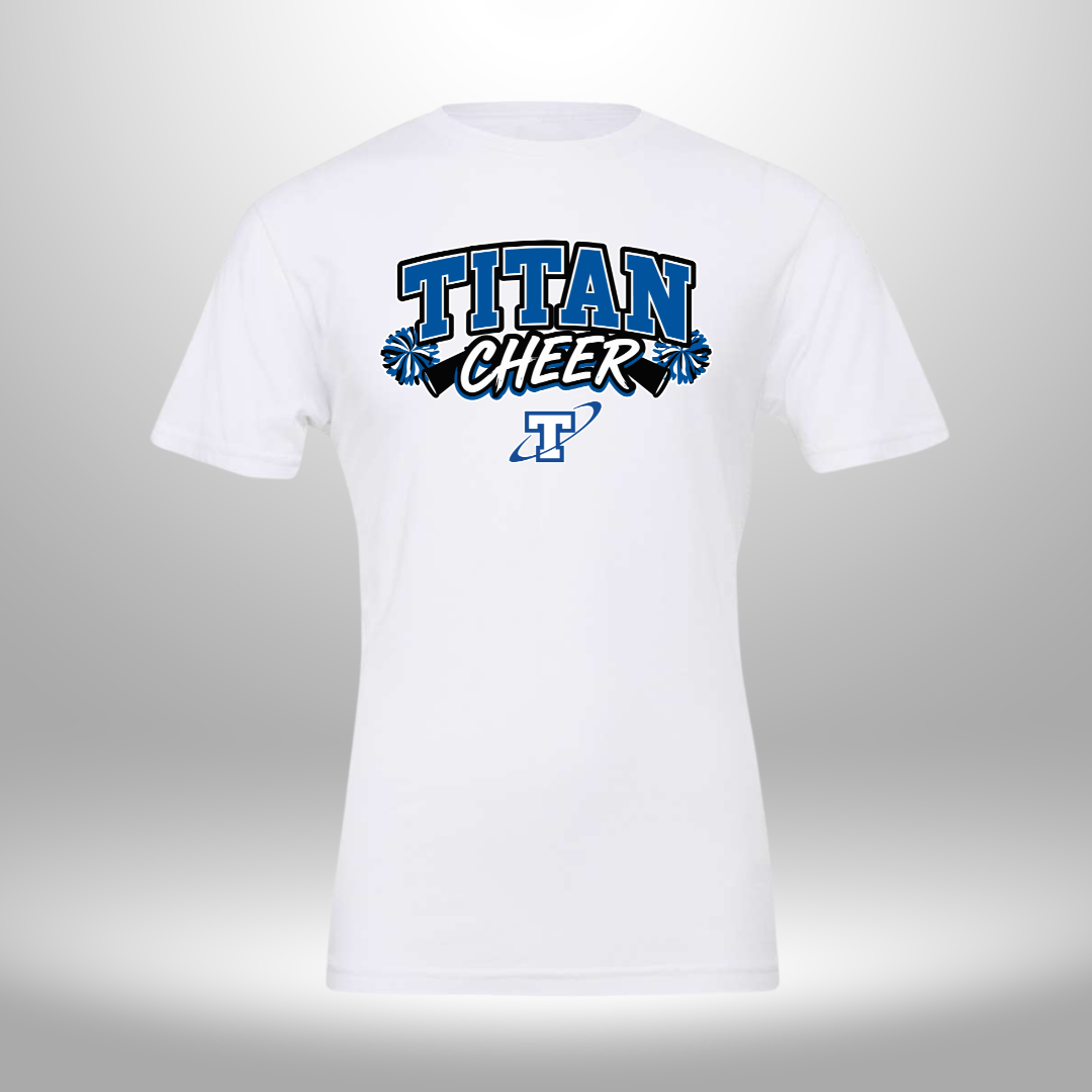 PAPILLION TITANS CHEER T-SHIRT, LONG SLEEVE T-SHIRT, SWEATSHIRT, OR HOODIE