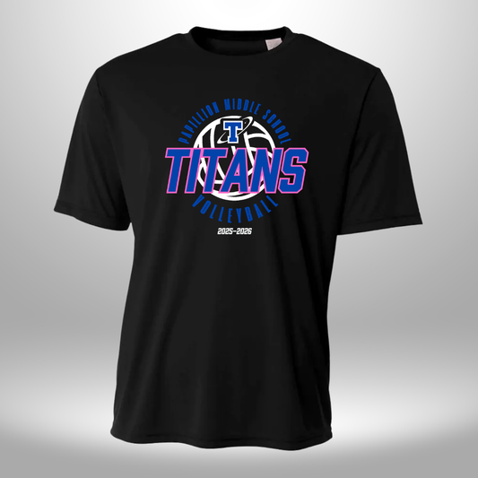 PAPILLION MIDDLE SCHOOL VOLLEYBALL PERFORMANCE TSHIRT