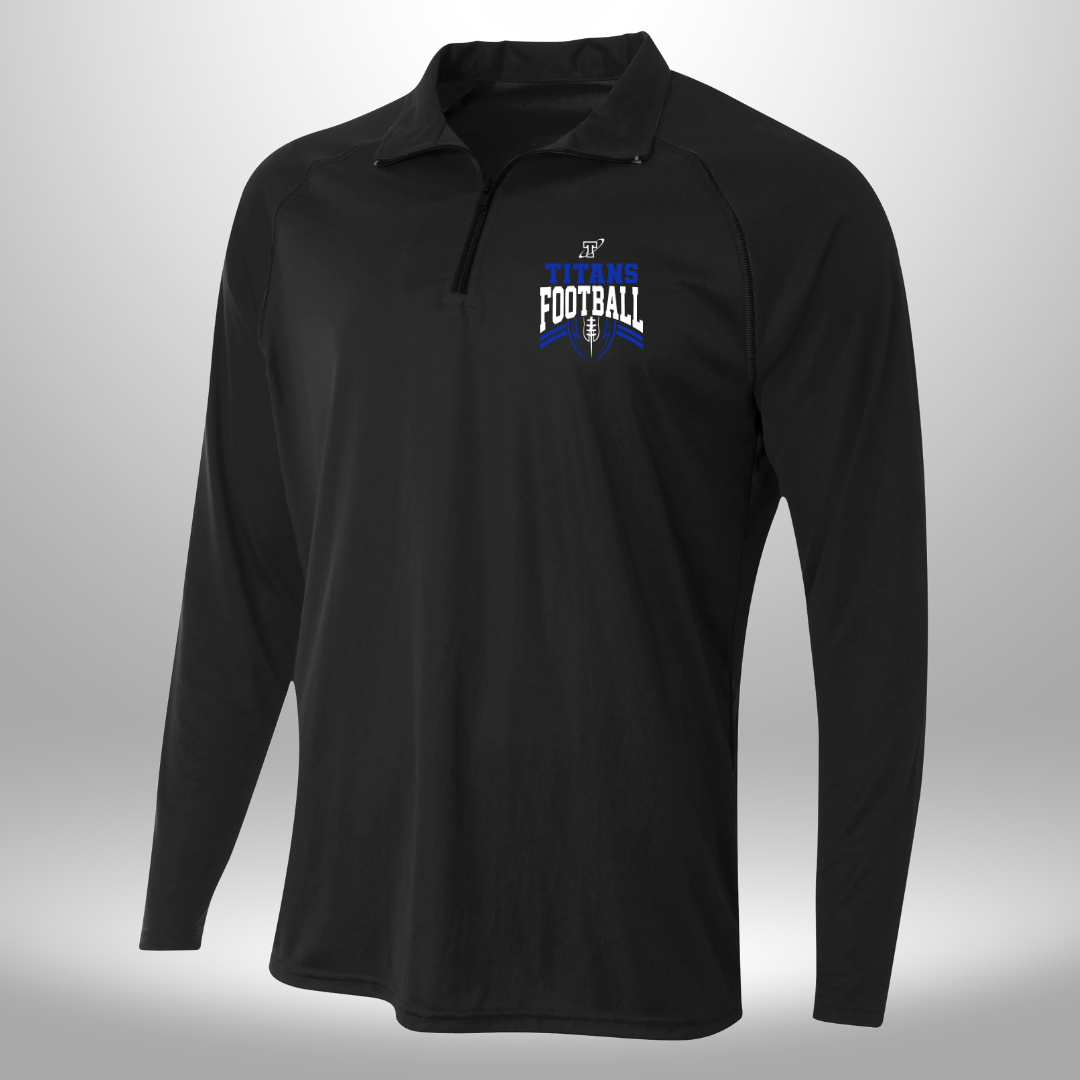 TITANS FOOTBALL PERFORMANCE QTR ZIP