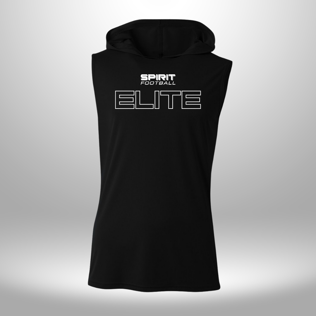 Spirit Football Elite Performance Sleeveless Hooded T-Shirt