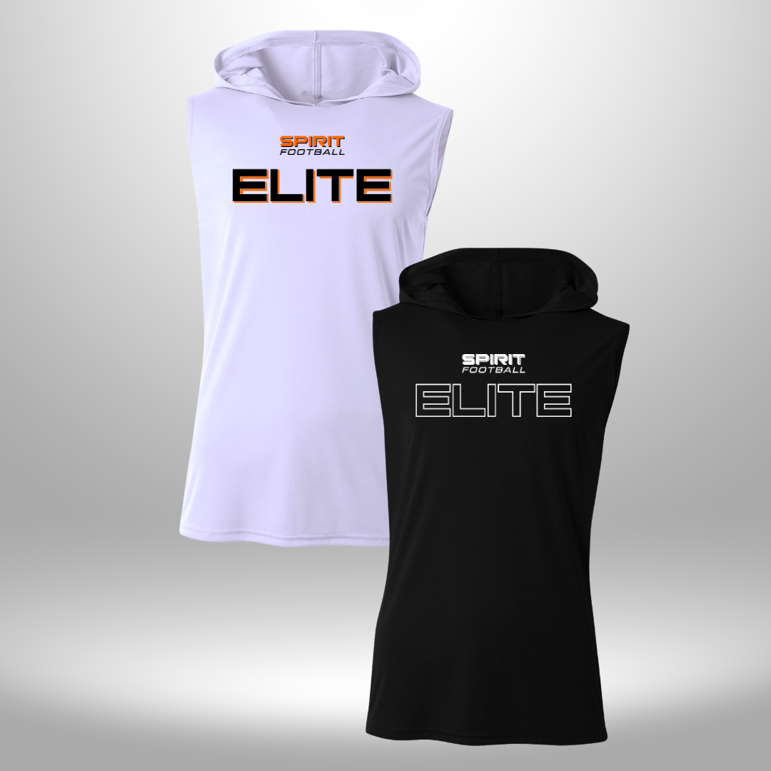 Spirit Football Elite Performance Sleeveless Hooded T-Shirt