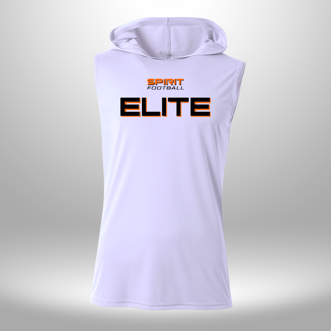 Spirit Football Elite Performance Sleeveless Hooded T-Shirt