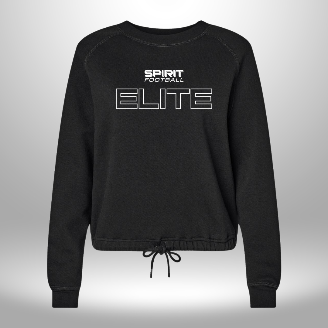 Spirit Football Elite Women's Crew Neck Sweatshirt With Tie