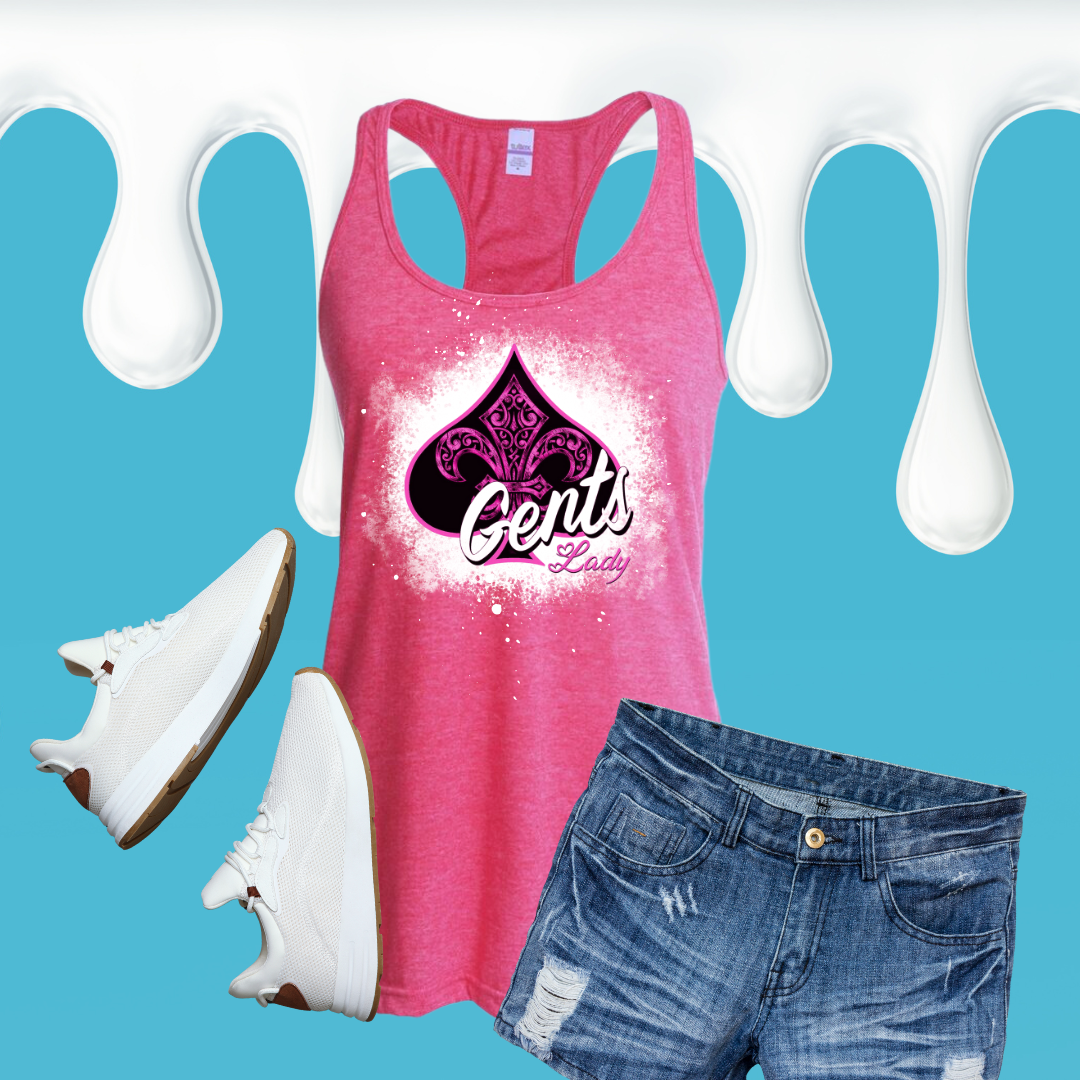 Gents Lady Bleached Tank Top