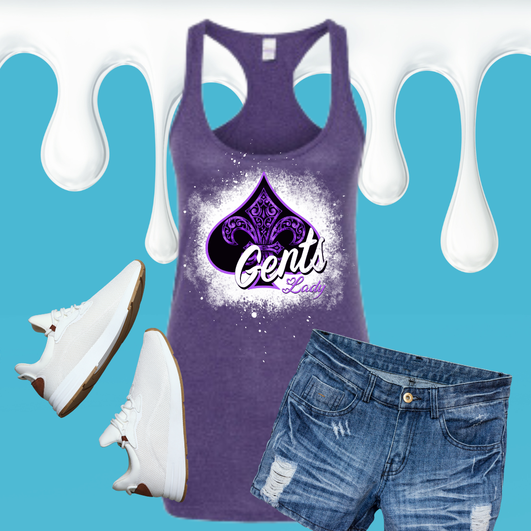 Gents Lady Bleached Tank Top