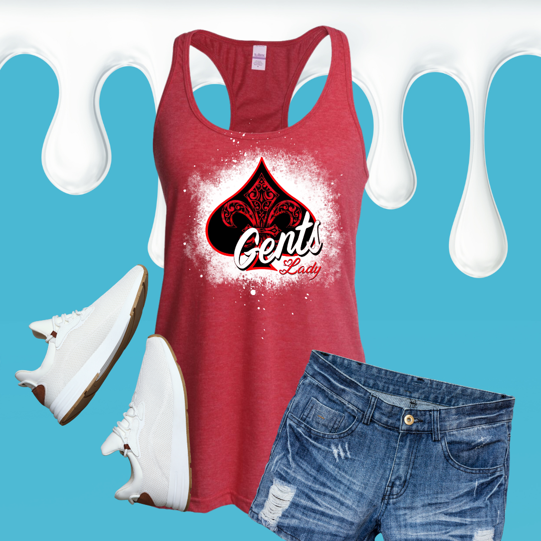 Gents Lady Bleached Tank Top