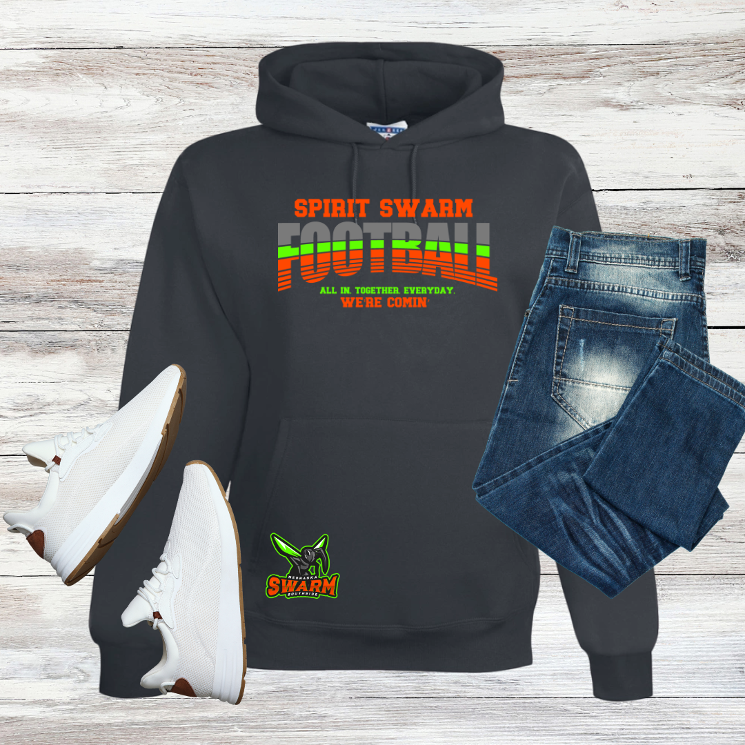 SPIRIT SWARM FOOTBALL - ALL IN T-SHIRT & HOODIE