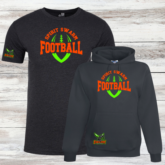 SPIRIT SWARM FOOTBALL T-SHIRT & HOODIE