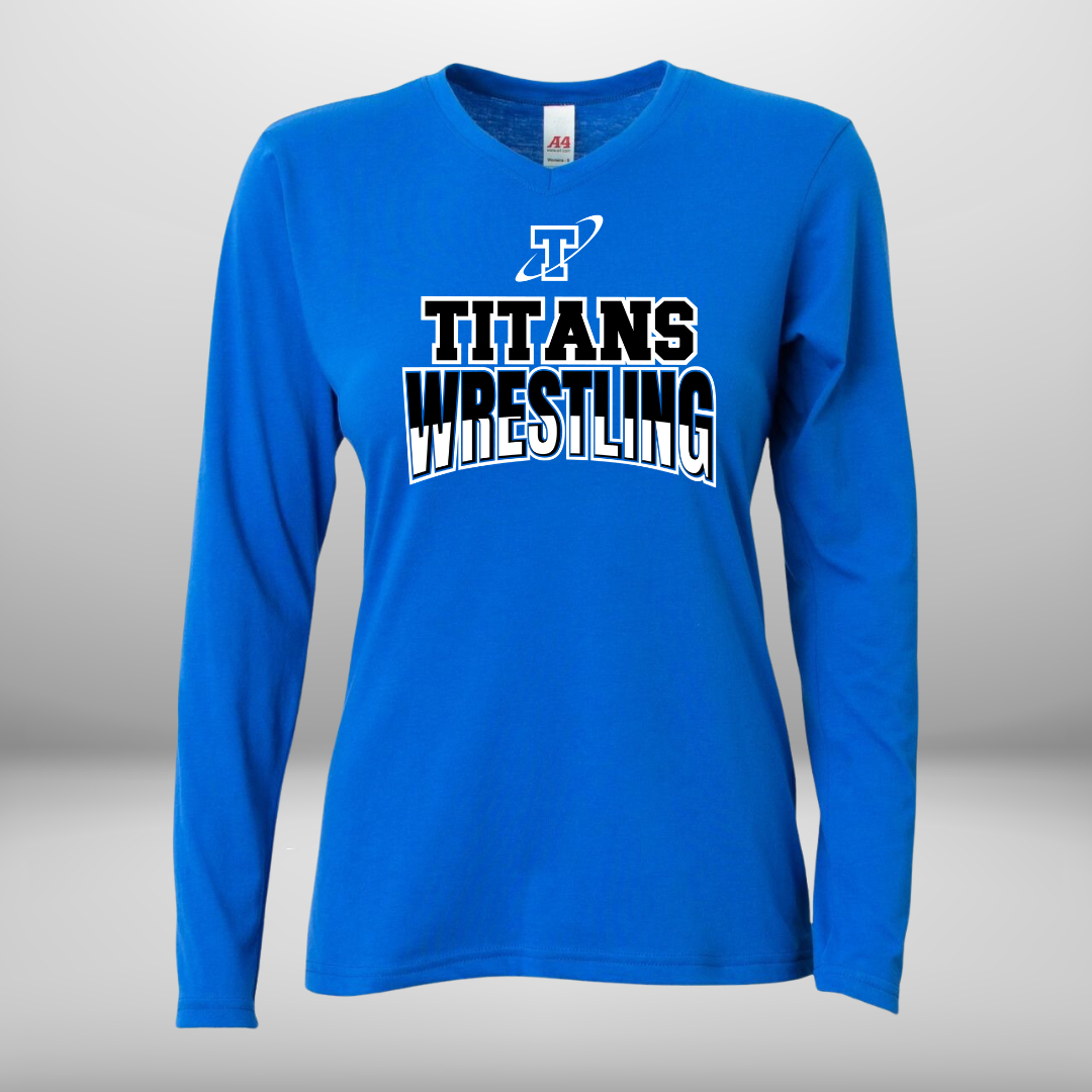 Titan Wrestling Women's Long Sleeve Performance T-Shirt