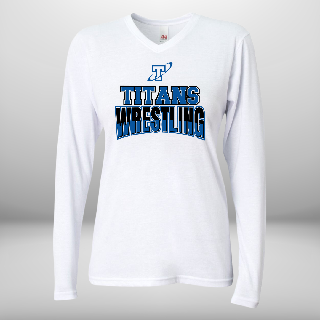 Titan Wrestling Women's Long Sleeve Performance T-Shirt