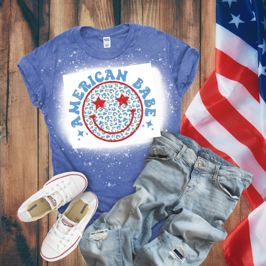 American Babe Bleached T-Shirt