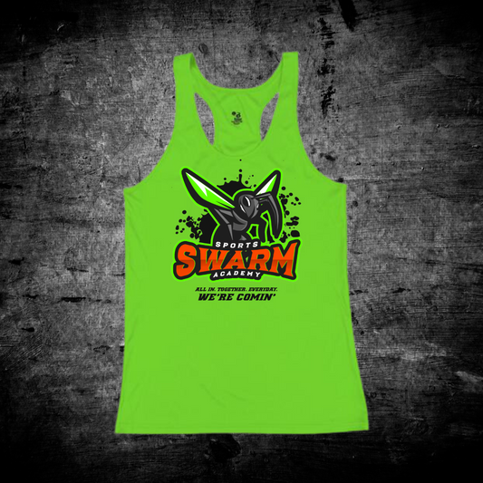 Swarm Sports Academy Logo Performance Tank