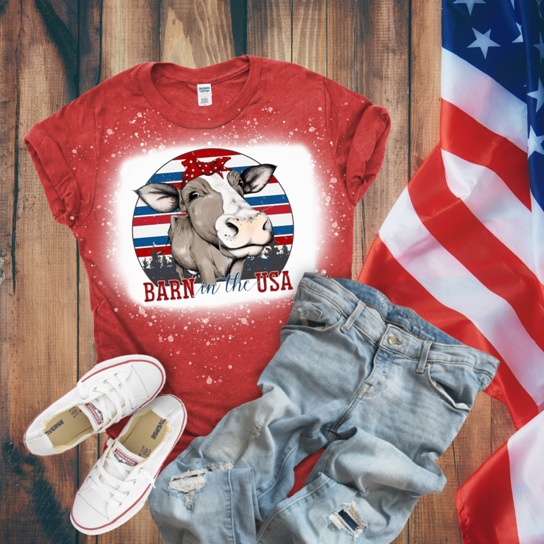 Barn in the USA Bleached T-Shirt
