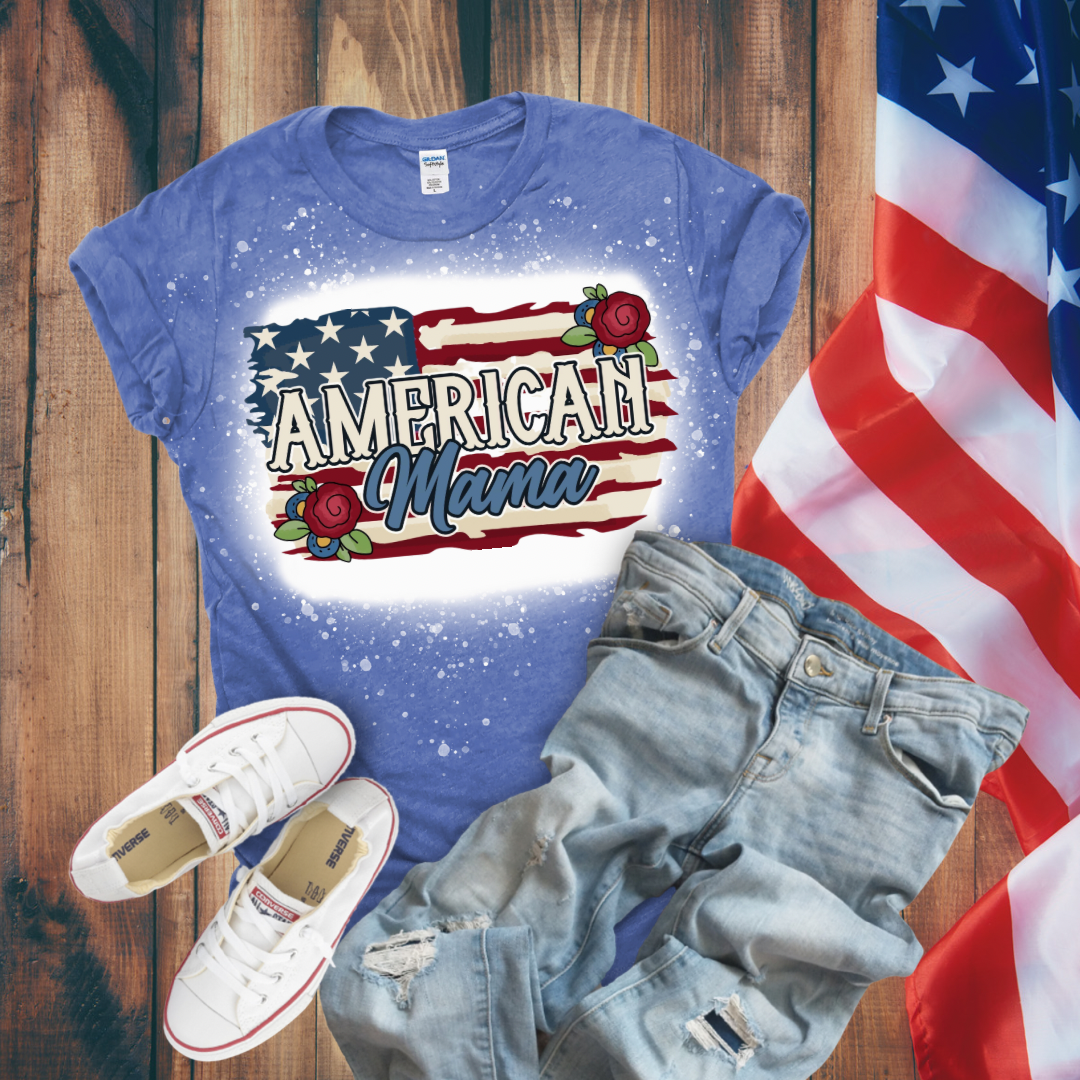 American Mama Bleached T-Shirt