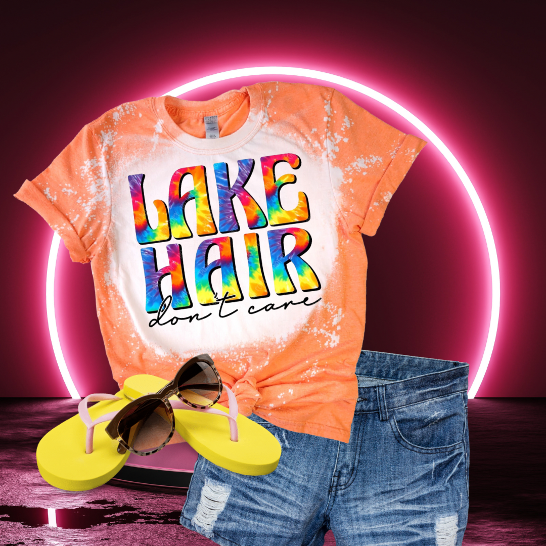 Lake Hair Don’t Care Bleached T-Shirt