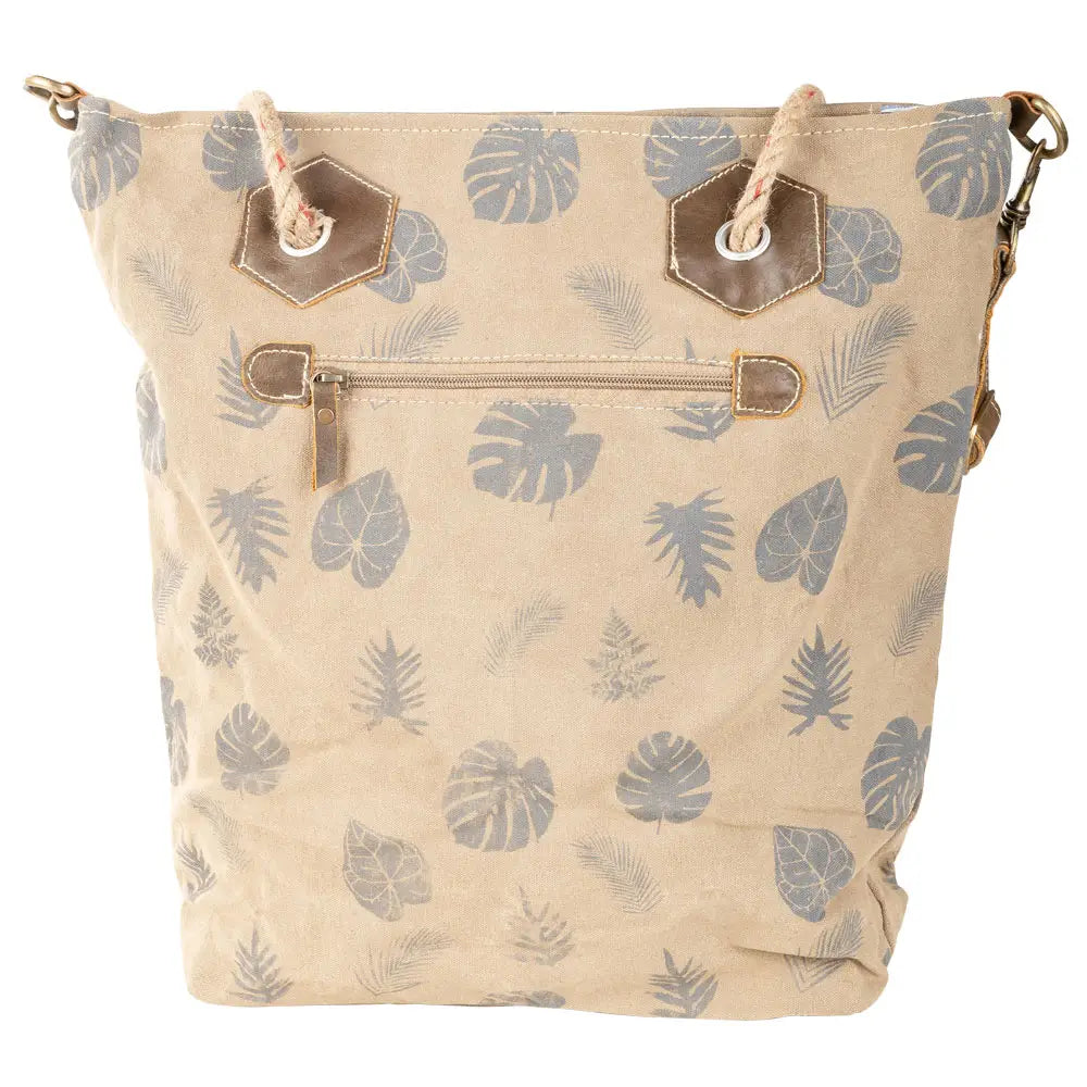 Floral Dragonfly Tote