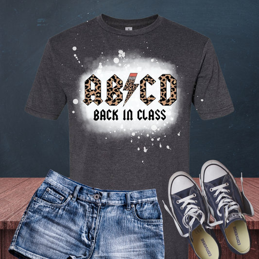 ABCD Back In Class Bleached T-Shirt