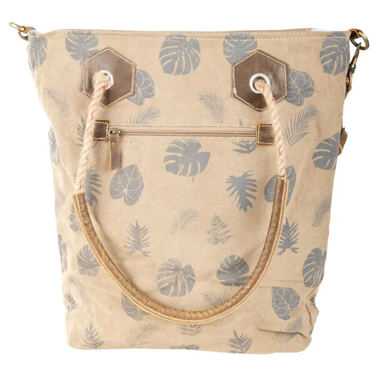 Floral Dragonfly Tote