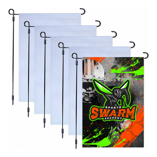 Swarm Sports Academy Garden Flag