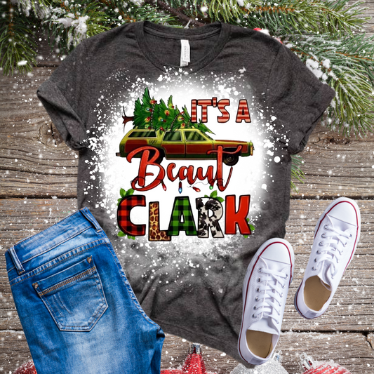 Christmas Vacation, It's a Beaut Clark Bleached T-Shirt