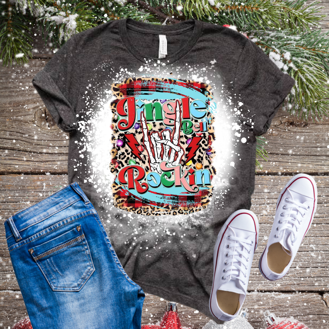 Jingle Bell Rockin' Bleached T-Shirt