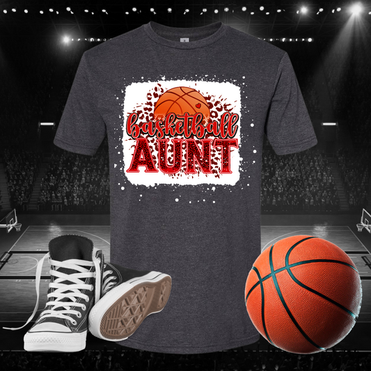 Papio Heat Basketball Aunt Bleached T-Shirt