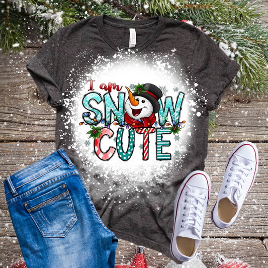 I'm Snow Cute Bleached T-Shirt