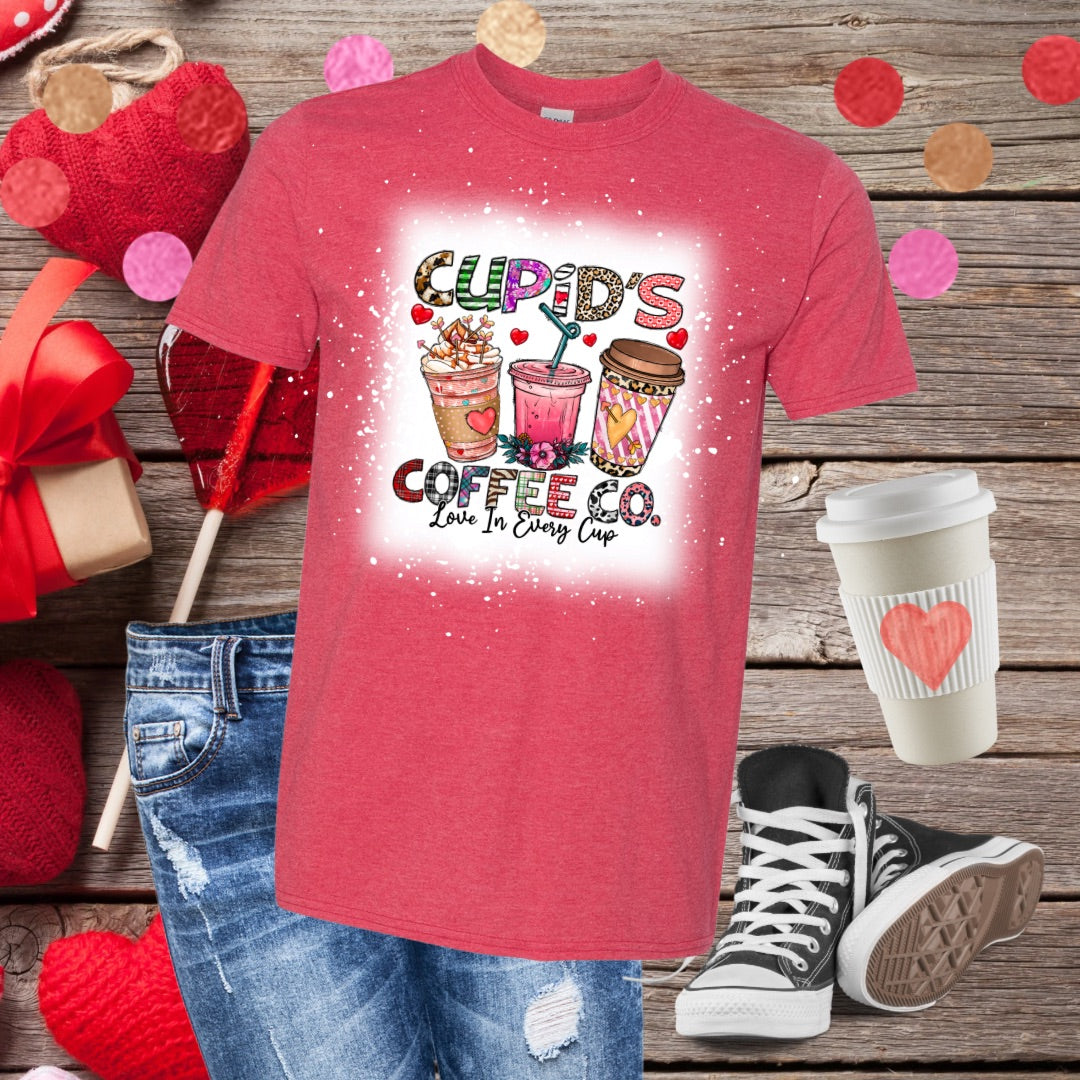 Cupid’s Coffee Company Bleached T-Shirt