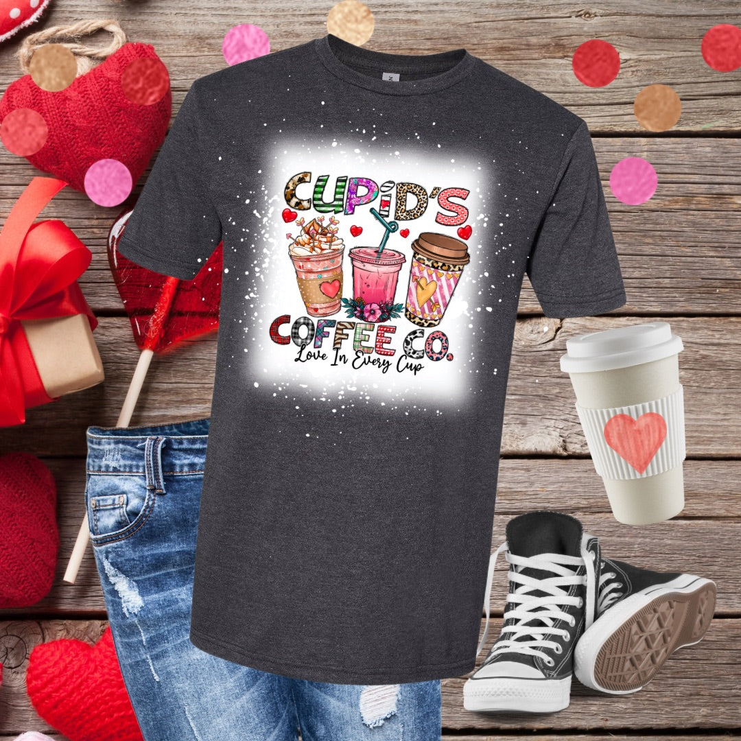 Cupid’s Coffee Company Bleached T-Shirt