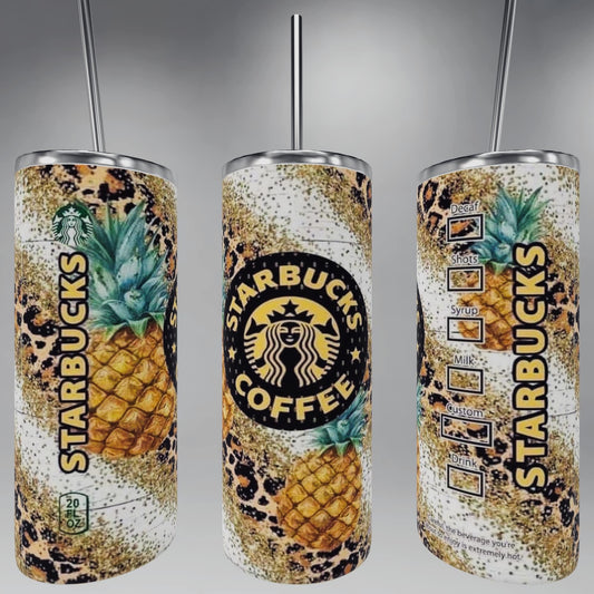 Pineapple Starbucks 20oz Hydro Tumbler